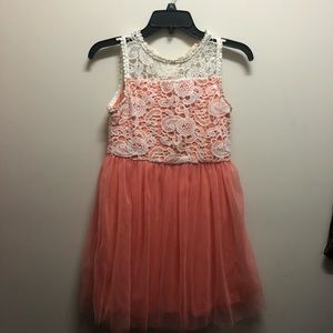 Cute Coral Children’s Dress
